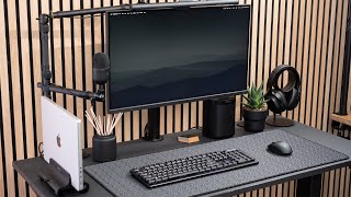 CLEAN & MINIMAL Desk Setup ~ Blackout Edition