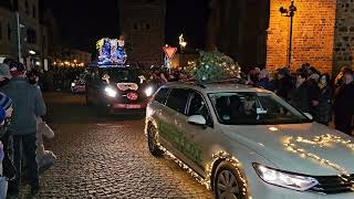 Weihnachtsmarkt Zerbst: "Winterfiguren und Märchengestalten" - Das war die Weihnachtsparade 2023