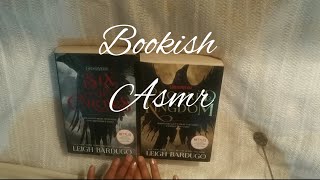 ASMR Six of Crow's duology. Book tapping, flipping pages, inaudible reading, scratching. #bookasmr