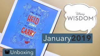 Unboxing: ShopDisney Wisdom Collection January 2019 - Disney Merch - EricRovtar.com