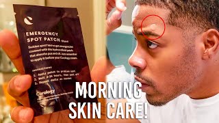 Trying NEW Emergency Spot Patches From Curology! Do They Work? | My Early Morning Skin Care Routine