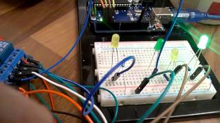 ARDUINO UNO AND RELAY SWITCH WITH LEDS