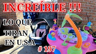 😱 LO QUE TIRAN EN U.S.A...N°197 #dumpsterdiving ,#loquetiranenusa ,#elcomisarioamigodelpueblo