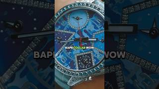 Did you know that street wear brand Bape did a watch collab with Jacob & Co.?