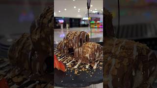 Nutella Chocolate Crepe Design #chocolatecake #instagramreels #shortvideo #design #shorts #short