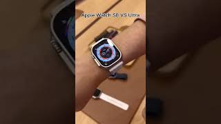 Apple Watch S8 VS Apple Watch Ultra #shorts