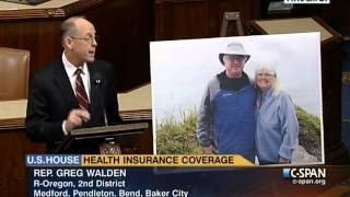 Greg Walden speaks in support of the Keep Your Health Plan Act