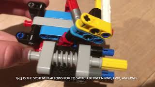 Lego Technic - FWD, RWD, 4WD System