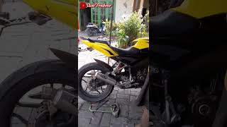 chek sound knalpot Tlr di Kawasaki Bajaj pulsar 200Ns#knalpotracing #kawasaki #bajaj #pulsar #shorts