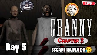 Aaj Pakka Bhag Jaunga😈 | GRANNY Chapter 2🧟‍♂️ | Join me Live🔴