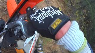 Hillclimbing with Rylie and Dino Honda CR 450F  KTM 300XC Yamha YZ 450F