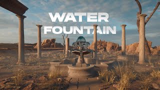 Water fountain - [Asset for Zibra Liquid]. Real-time 3D liquid simulation