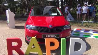 Обновлённый ŠKODA Rapid на фестивале водных видов спорта г.о. Тольятти