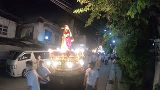 Santa Mesa Sacred Heart Fiesta Feast Day Procession Manila near Bacood Bataan Street