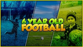 FOOTBALL GOALS/SKILLS WITH MY 6 YEAR OLD BROTHER