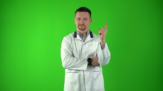 Doctor Green Screen footage free. Make your video!