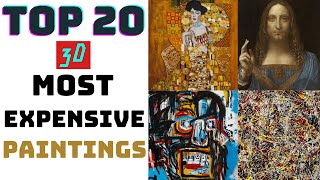 TOP 20 Most Expensive Paintings in the World 2022 ⚡ 3D animation