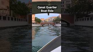 Qanat Quartier Boat Ride #qanatquartier #shorts #youtubeshorts