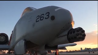 A-10 Warthog compliation - in action with Gatlin machine gun