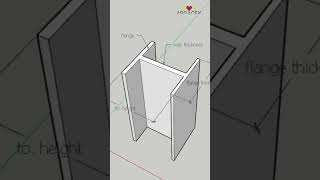 I - Beam  #3d  #steelstructure