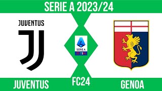 FC24 | Juventus vs Genoa | รับชมก่อนจริง