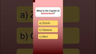 What is the Capital of Switzerland?