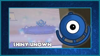 [UC#5] LIVE! Shiny Unown U after 6,097 REs!! (Soul Silver)