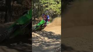 2024 kx250 on a rough sand track #dirtbike #moto