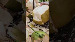 Fantastic! Cambodian Coconut Fruits Cutting Skills - Asian Street Food