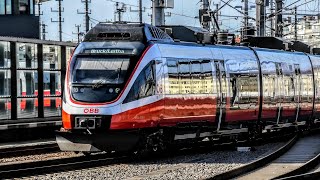 Trains at Vienna Station (Wien Hauptbahnhof) | 12/10/2023