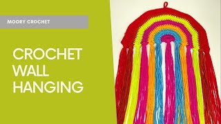 كروشيه معلقه جداريه/ ديكور للحائط بالكروشيه/ wall hanging | moory crochet