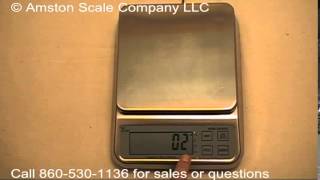 Calibration of the Amston Scales MRW Washdown Water/Dust Proof Scale