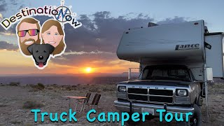 FULL TRUCK CAMPER TOUR: 2005 Lance 981 | Full Time RV Living | DestinatioNow