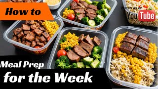 How to Meal Prep for the Week | by HasWings™