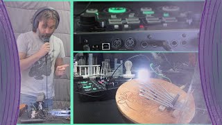 Boss RC-202 Loop Session (with kalimba and egg shaker)