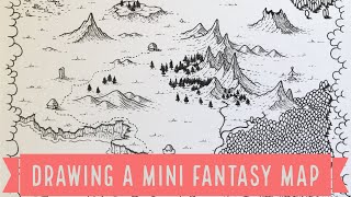 Drawing a mini fantasy map