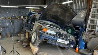 Bmw E36 удаление гнилого порога