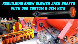 Rebuilding Snow Blower Jack Shafts With Our Custom & OEM Kits For Case Ingersoll Tractors