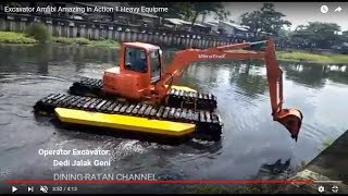 Excavator Amfibi Amazing in Action 1 Heavy Equipment