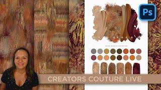 Easy Abstract Backgrounds with Multicolor Photoshop Brush Magic - Couture Inspired Palettes