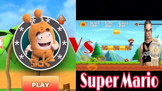 Oddbods Turbo Run Vs Super Mario Binogo, Android ios Games