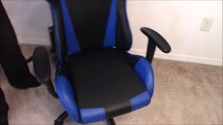 How To Assemble The Best Massage RC1 Gaming Chair With Adjustable Seat And Footrest For Under $100