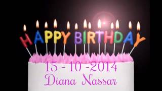 happy birthday diana...