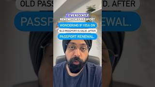 Got your passport renewed and have valid visa on your old passport? Can you travel with it? #canada