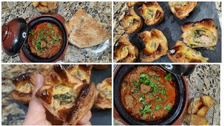 كبدة مشرملة بطريقة سهلة و سريعة🍛 مملحة بالعجينة المورقة بحشو كريمي 🥧🥮🌸