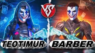 teoTIMUR vs BARBER | TURNIRDA NIMALAR BÕLDI 🤯⁉️