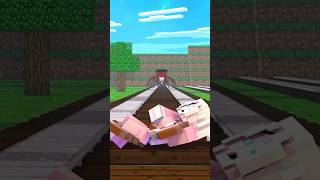 🔥 CHOO CHOO CHARLES Steve and Alex in Minecraft animation #shorts