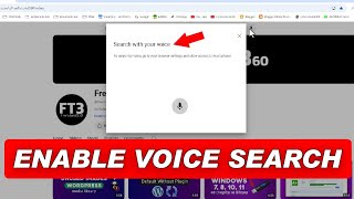 Fix To Search By Voice Go To Your Browser Settings And Allow Access To Microphone