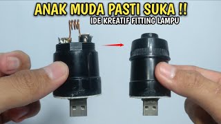 BURUAN BUAT !! 2 ide kreatif fitting lampu