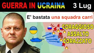 3 Lug: Stoico Carro Ucraino OBLITERA POSIZIONI RUSSE SCHIVANDO IL FUOCO NEMICO | Guerra in Ucraina